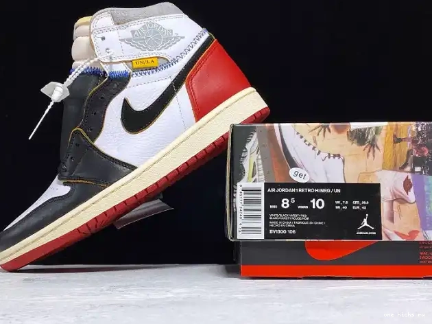 Chep Onekick Air High 1 x BV1300-106 OG Union Retro Jordan 0429